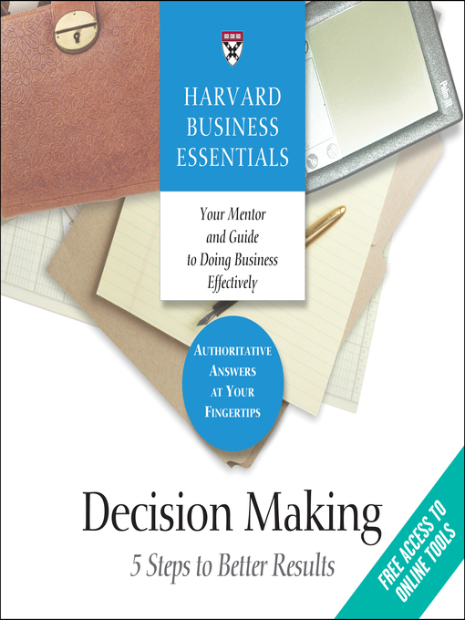 Title details for Decision Making by Harvard Business Review - Available